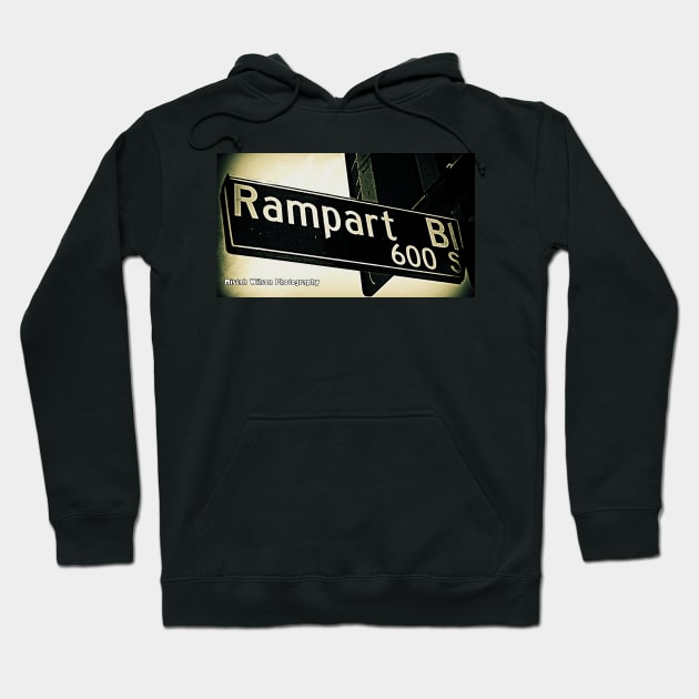 Rampart Boulevard, Los Angeles, California by Mistah Wilson Hoodie by MistahWilson